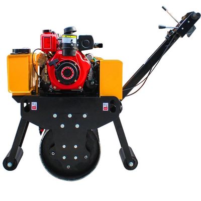 11KW marche derrière Mini 500Kg tambour unique main Asphalte petit rouleau tandem compacteur