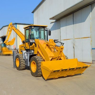 Compact 4x4 chinois mini chargeur de pelle avec pompe hydraulique BOXINHUASHENG