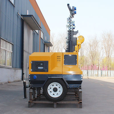 Éclairage industriel Générateur de moteur diesel LED portable Tour phare avec CRI standard