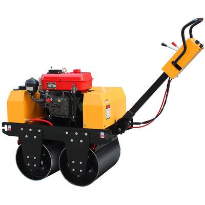 500 kg Mini Asphalt routier à rouleaux vibrants compacteur machine pour marcher derrière le double tambour