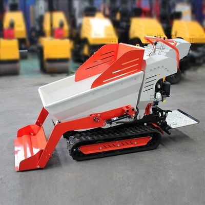 Efficacité de fonctionnement élevée Ton Crawler Mini Vibration en caoutchouc Diesel Dumper Auto-chargement