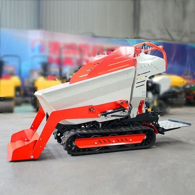 Capacité de seau de 270L Béton hydraulique auto-chargement à traçage en caoutchouc