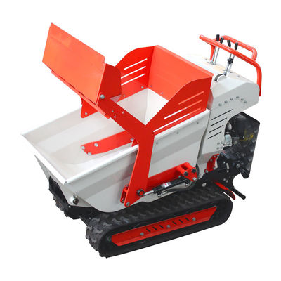 Capacité de seau de 270L Béton hydraulique auto-chargement à traçage en caoutchouc