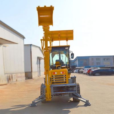Mini-excavatrice à remorquage avec style rétro et capacité de remorquage