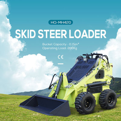 17.1kw Puissance Machinerie de construction Chargeur à roues Diesel Crawler Mini Skid Steer Load