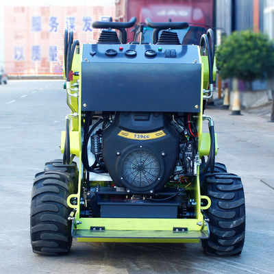 Construction Diesel Mini tracé skid chargeur avec pièces jointes Seau pompe hydraulique Huade