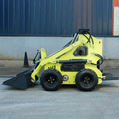 Construction Diesel Mini tracé skid chargeur avec pièces jointes Seau pompe hydraulique Huade