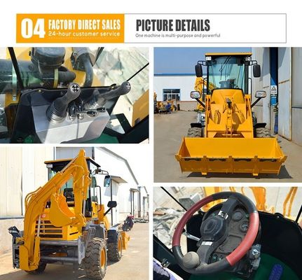 Excavatrice compacte à haute efficacité avec soupape hydraulique BOXINHUASHENG