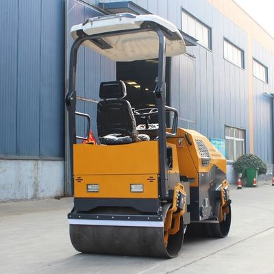 45KN Exciting Force Mini Static Road Roller pour une manœuvrabilité et un contrôle faciles