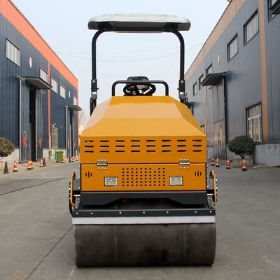 Compacteur hydraulique à rouleaux à double tambour de 3 tonnes pour une roue lisse et compacte