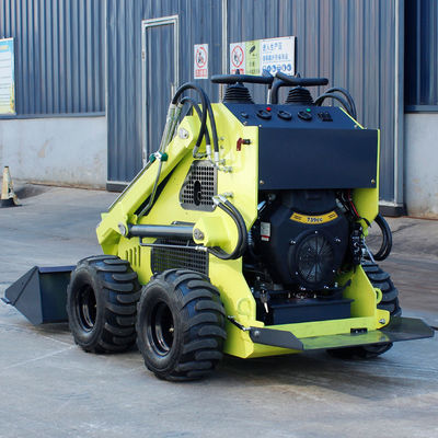200 kg 300 kg 380 kg Mini chargeur à roue rampante Diesel Mini chargeur à roue de guidage pour la vente