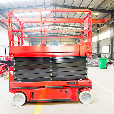 CE ISO Camion hydraulique à batterie monté sur ciseaux pour une capacité de chargement de 320 kg