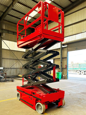 Plateforme pliable mobile entièrement électrique pour espaces étroits Hauteur maximale de levage 14 m