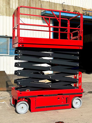 Plateforme pliable mobile entièrement électrique pour espaces étroits Hauteur maximale de levage 14 m