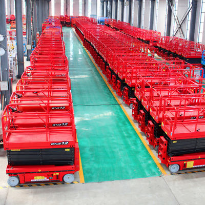 Ascenseur électrique diesel sur rails avec hauteur maximale de levage de 4 m et vitesse de levage de 0 à 34 m/min