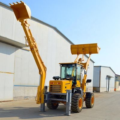 Compact 4x4 chinois mini chargeur de pelle avec pompe hydraulique BOXINHUASHENG
