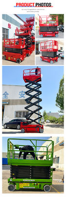 Ascenseur à ciseaux électrique hydraulique mobile autoportant de 4m 6m 8m 10m 12m 14m