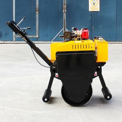 300 kg petit rouleau vibrant mini marche derrière la route rouleau compacteur pour la construction de routes