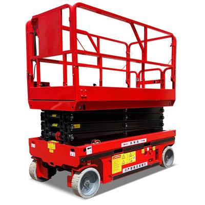 Chauffage électrique à ciseaux hydraulique avec une capacité de 320 kg et une plate-forme d'extension de 900 mm