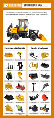 HQ-WZ-8-12 Excavatrice chargée à la charrue La machine ultime pour vos projets de construction