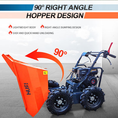 Transporteur polyvalent mini-dumpper avec basculement hydraulique et 93 essence sans plomb