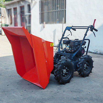 Transporteur polyvalent mini-dumpper avec basculement hydraulique et 93 essence sans plomb