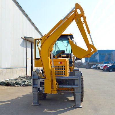 HQ-WZ-20-28 Mini Excavateur à chargement de remorque avec 37 kW et 500 mm Min. Radius de rotation