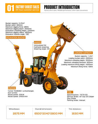 Travaux de construction chargeur de remorqueuse HQ-WZ-25-30 avec petite taille et conception professionnelle