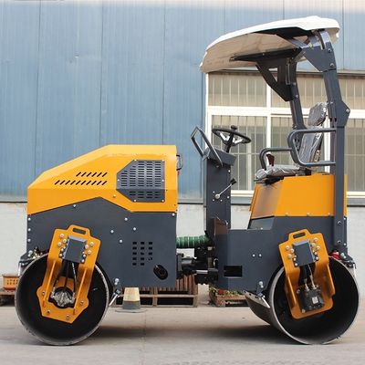 3t 3000kg Vivrator Compacteur moteur diesel petit rouleau à vibration pour asphalte