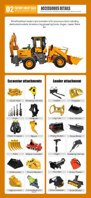 Travaux de construction chargeur de remorqueuse HQ-WZ-25-30 avec petite taille et conception professionnelle