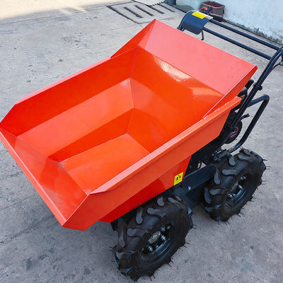 Récupération de la corde à la traction manuelle Démarrer le mini-chariot-déchargeur avec puissance du moteur à essence et un seau de 125L