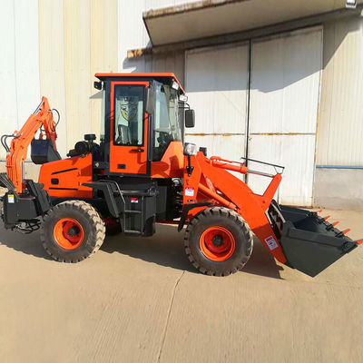 HQ-WZ-10-20 Ce Epa 4wd Compact à quatre roues articulée mini chargeuse à remorque avec 4x4