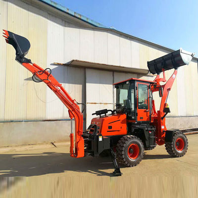 HQ-WZ-10-20 Ce Epa 4wd Compact à quatre roues articulée mini chargeuse à remorque avec 4x4