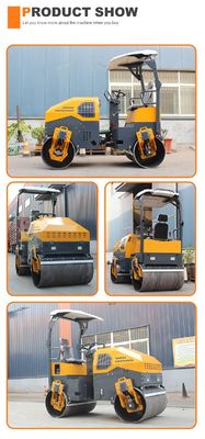 CHANGCHAI Moteur Vibration hydraulique Compacteur à rouleaux mini pour routes lisses