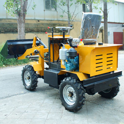 CE EPA Backhoe batterie 4 roues motrices Petits chargeurs électriques avec démarrage électrique