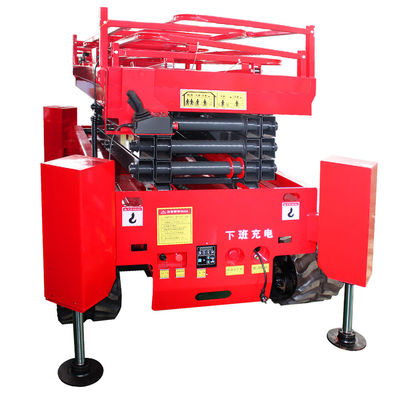 6m 8m 10m 12m Plateforme hydraulique de travail aérien avec roue à bras télescopique