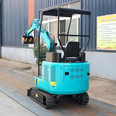 1800 kg Poids de la machine HUAQI Mini Excavateur Excavateur à rouleaux avec cylindre hydraulique Eaton