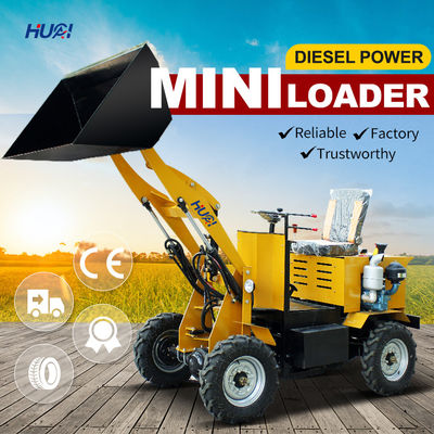 Petite exploitation agricole 850 kg Mini électrique Front End Compact Chargeur à roue à batterie avec prix abordable