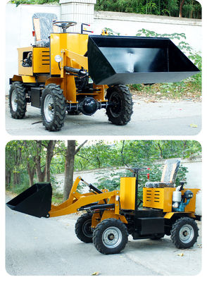 Petite exploitation agricole 850 kg Mini électrique Front End Compact Chargeur à roue à batterie avec prix abordable