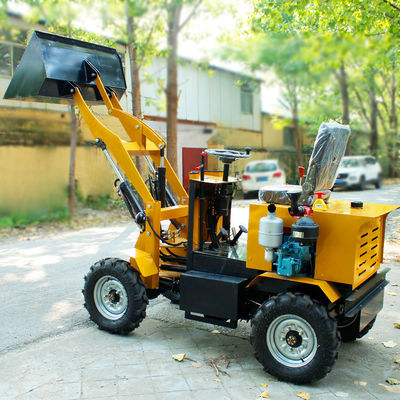 0.8 tonnes de chargeur frontal compact mini 1 m3 capacité de seau pour restaurant
