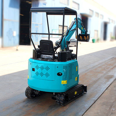 Micro-bagger de petite taille pour la construction en extérieur à budget réduit avec un auvent et une largeur de voie de 1100 mm