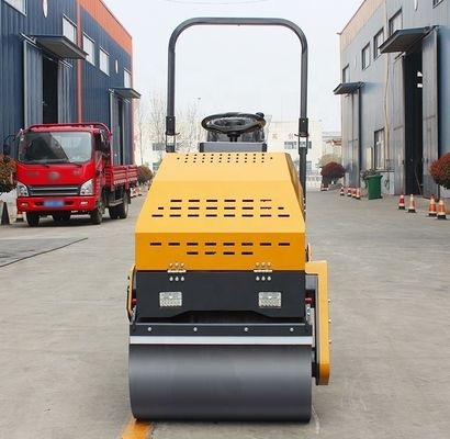 Compacteur à rouleaux à double tambour de petite taille de 1,5-2 tonnes avec mode de vibration hydraulique