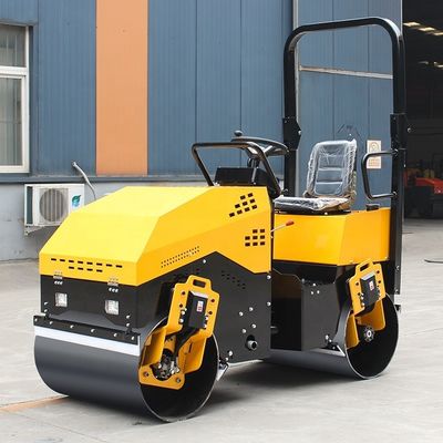 Petit rouleau routier mini compacteur vibrant avec un diamètre de roue avant en acier de 560 mm