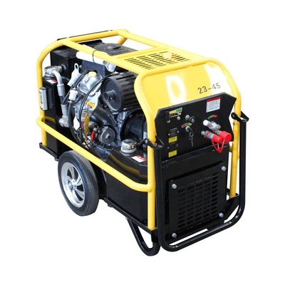 Unité hydraulique diesel de 660 mm de largeur pour pompe à boues 23 HP Moteur 12 cm3