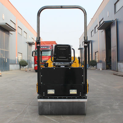Largeur de roue en acier 1000 mm x 2 rouleaux routiers pour petites routes asphaltées et compactage du sol