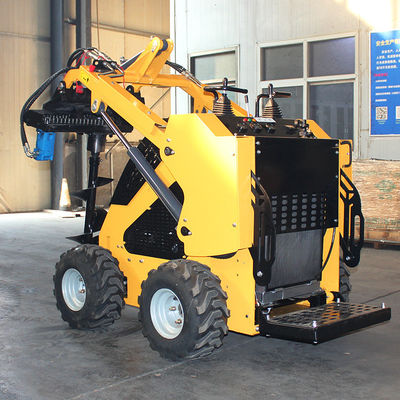 Travaux de construction Mini chargeur de roue de direction avec soupape hydraulique et moteur Epa