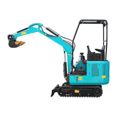Excavatrice mobile de type creuseur de petite taille de 1,8 tonne avec une longueur totale de voie de 1300 mm