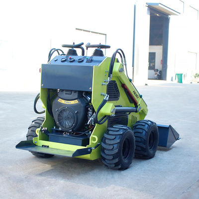 Puissante pompe hydraulique Huade Diesel Track Skid Steer Loader 4 en 1 seau inclus