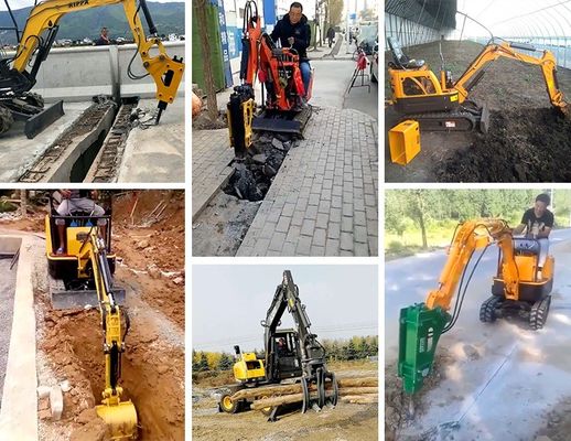Vitesse nominale standard Mini Excavateur Compact Excavateur à rampe avec livraison gratuite