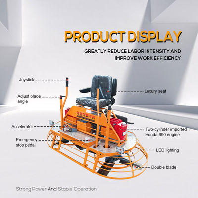 Commande à distance 410 kg électrique hydraulique essence mini-chariot de traîneau pour la construction